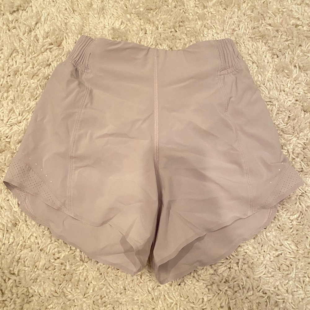 Light grey lululemon shorts